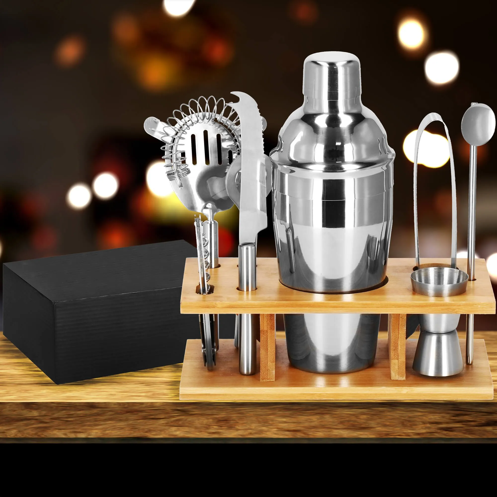 set za pripremu pića za barmene shaker 550 ml 8 dijelova - slika 3