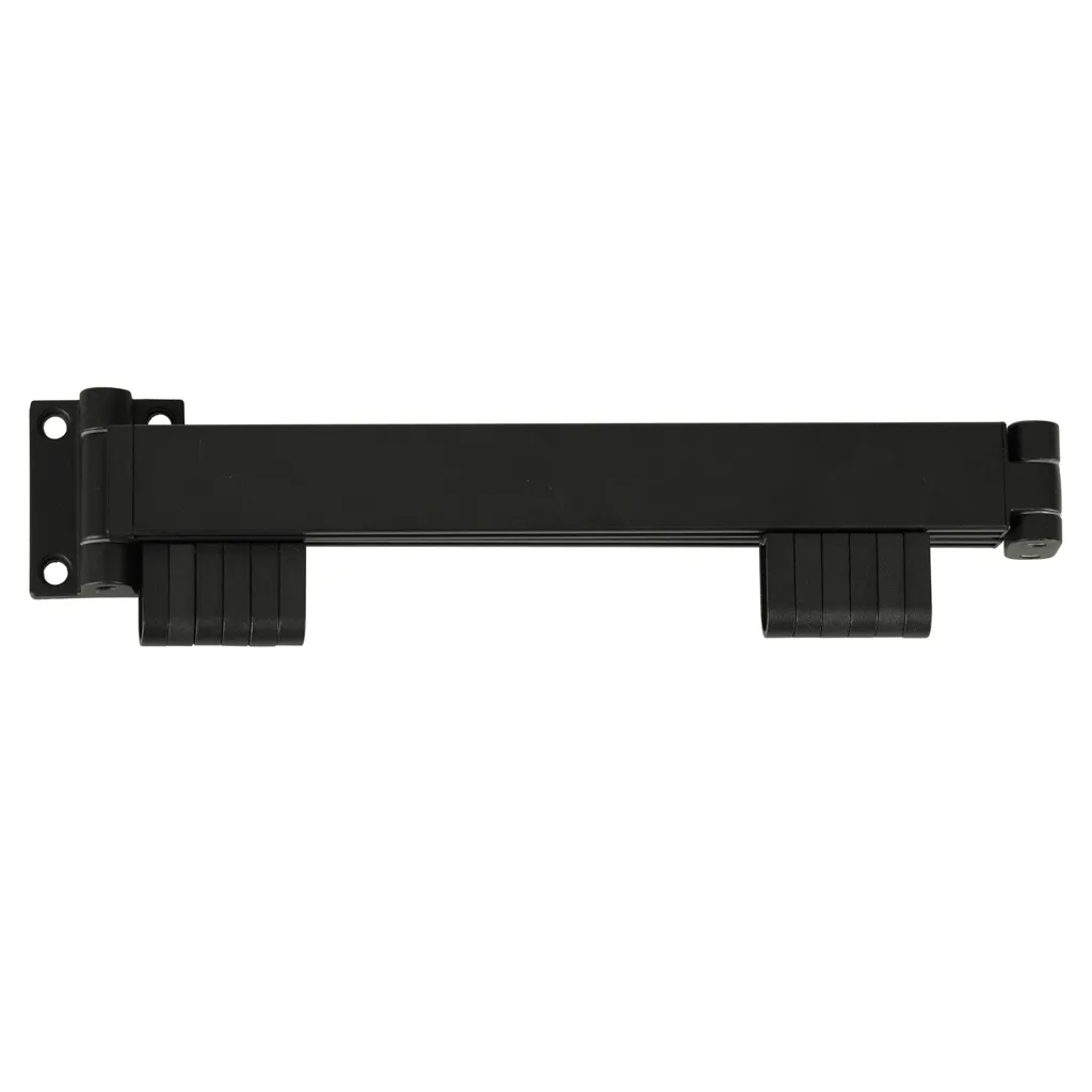 teleskopska produžna zidna vješalica 84cm crna - slika 3