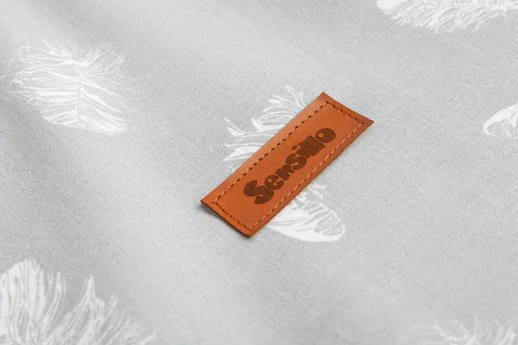 košara za igračke srednja – perje, siva - slika 6