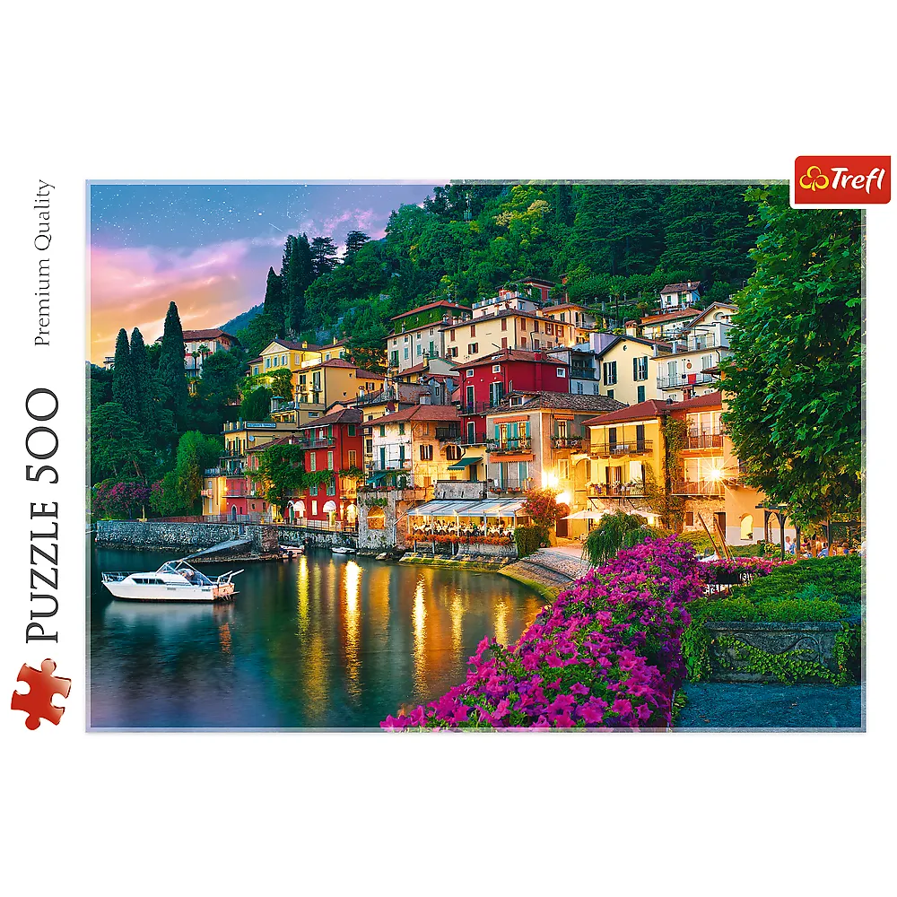 puzzle od 500 dijelova lake como, italija trefl 37290 - slika 4