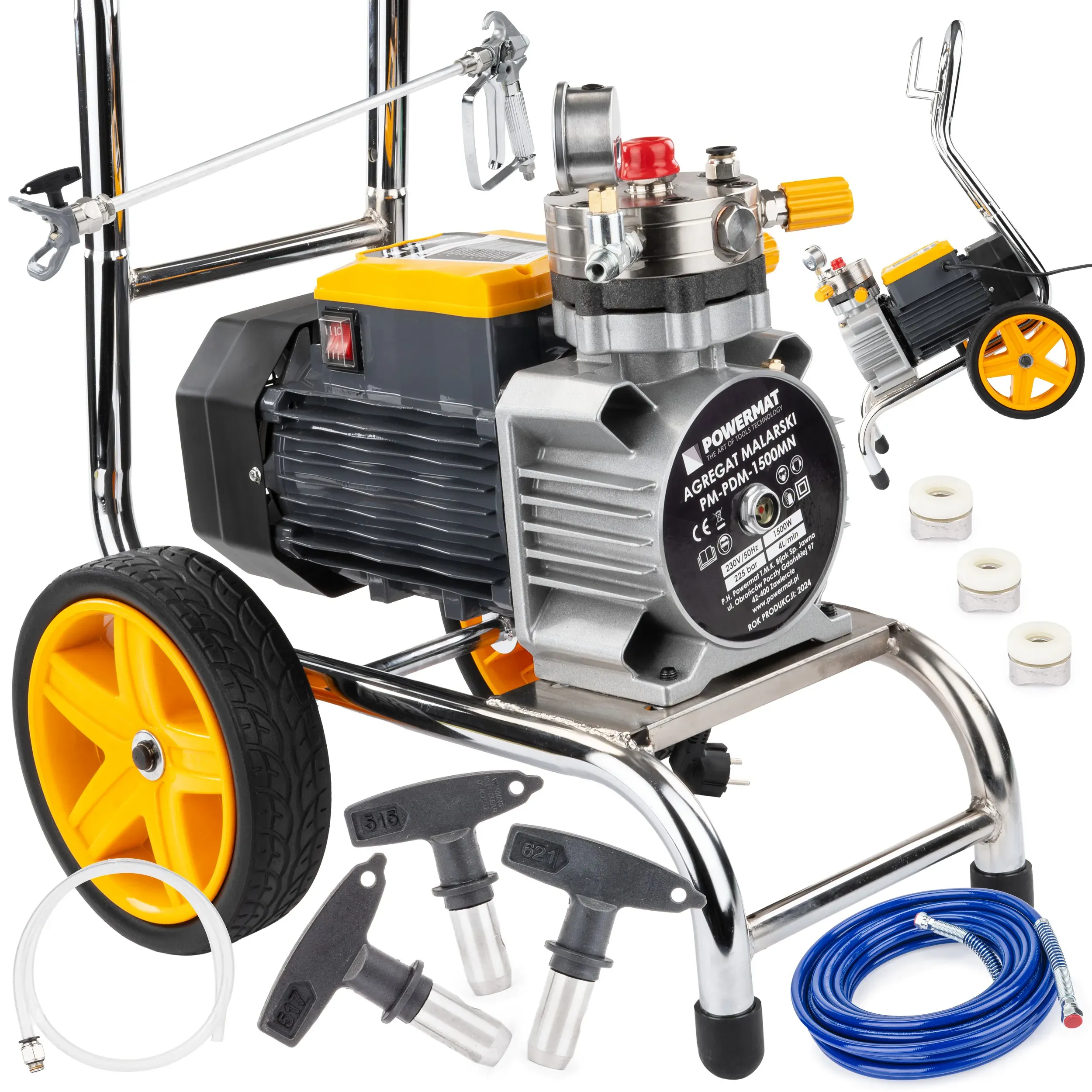 Powermat hidrodinamički agregat za bojanje 1500 W PM-PDM-1500MN - Pribislavec