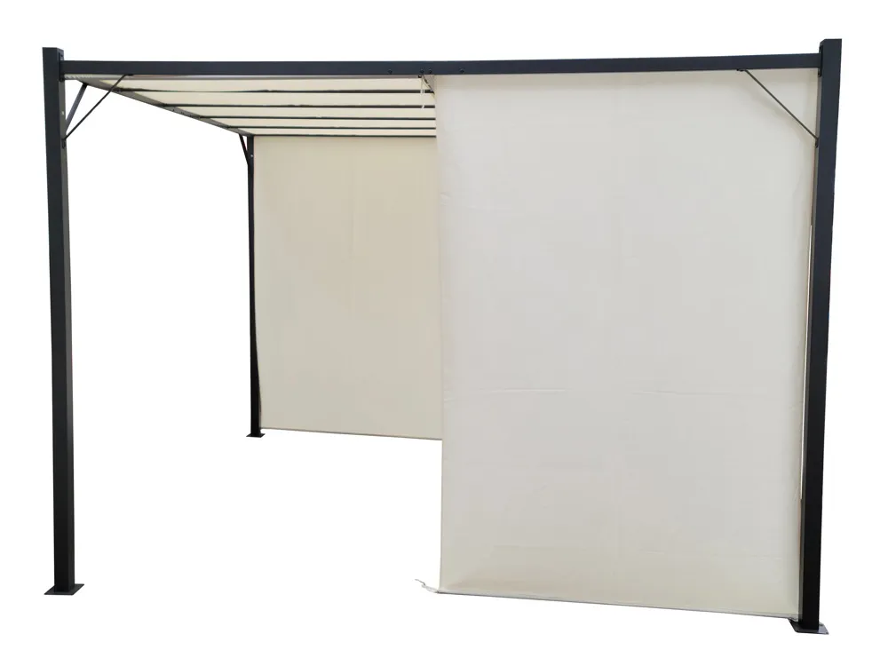 vrtna pergola para sole 3x3x2m vodootporna krovna konstrukcija - slika 6