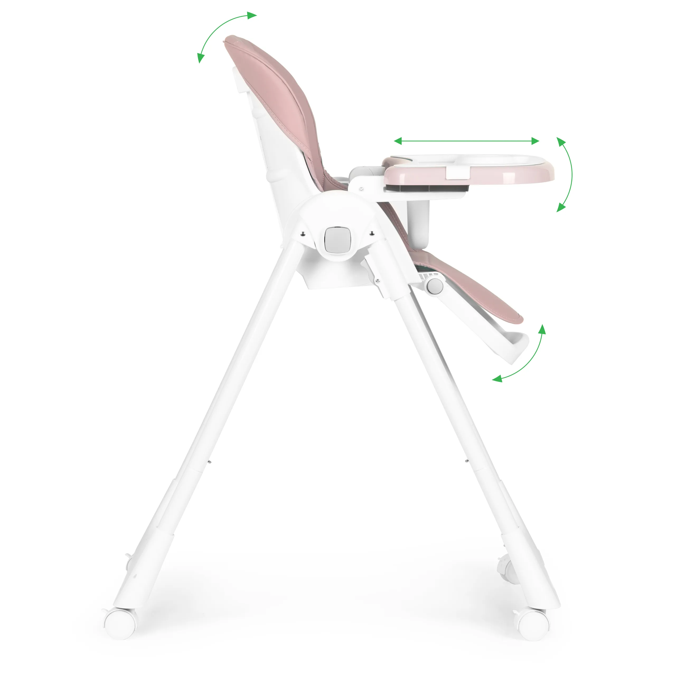ecotoys stolica za hranjenje - roza - slika 4