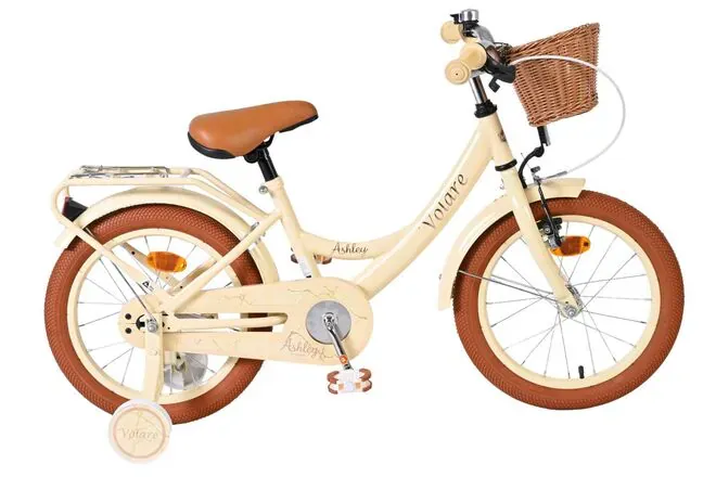 volare dječji bicikl ashley 16″ krem boje - slika 2