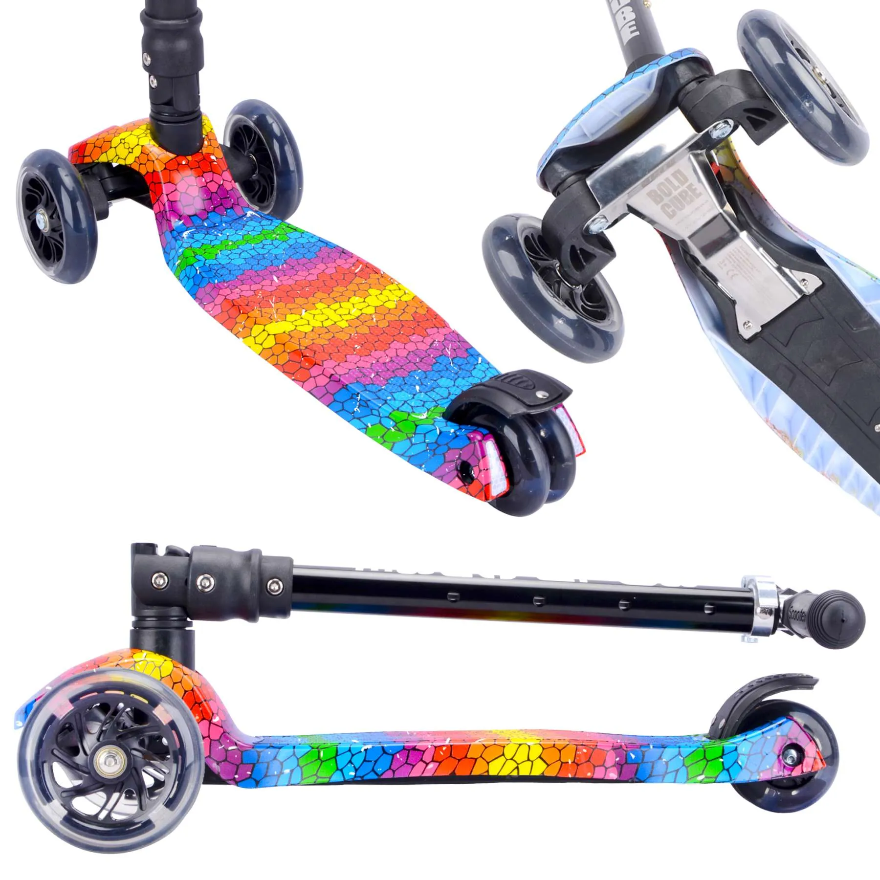 boldcube veliki romobil s tri kotača, crystal rubix boje - slika 6