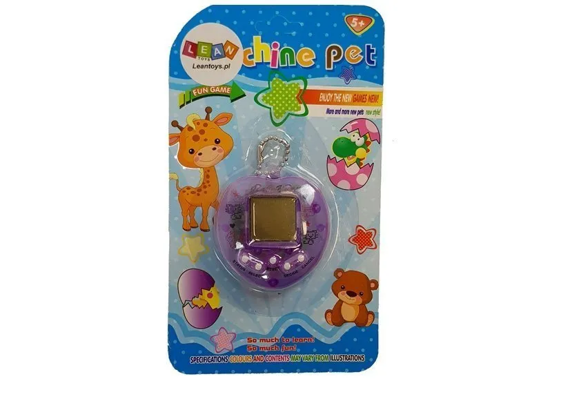 tamagotchi s kratkim lancem ljubičasti - slika 4