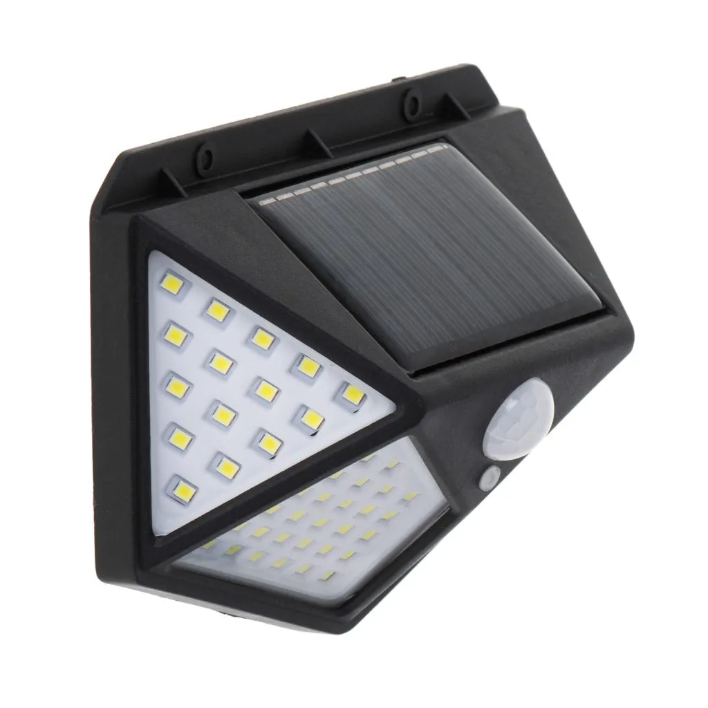 solarna svjetiljka sa senzorom pokreta 100 led lampica - slika 6
