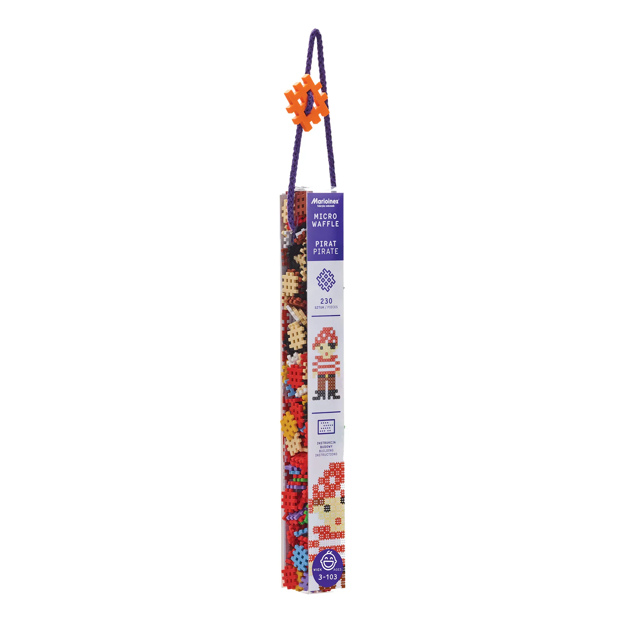 marioinex set waffle kockica pirat 230kom. - slika 2