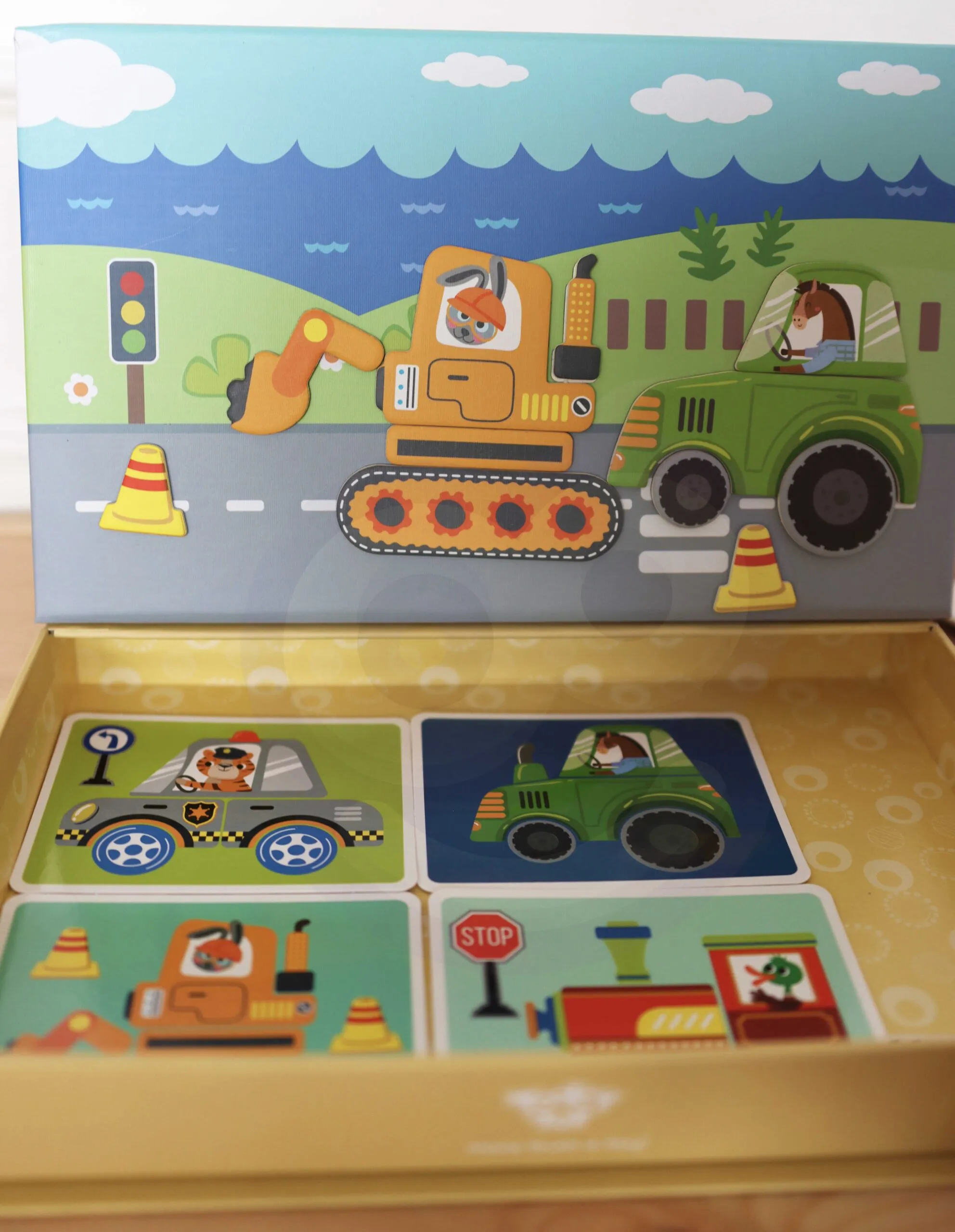 tooky toy magnetne puzzle 80 el. - slika 4