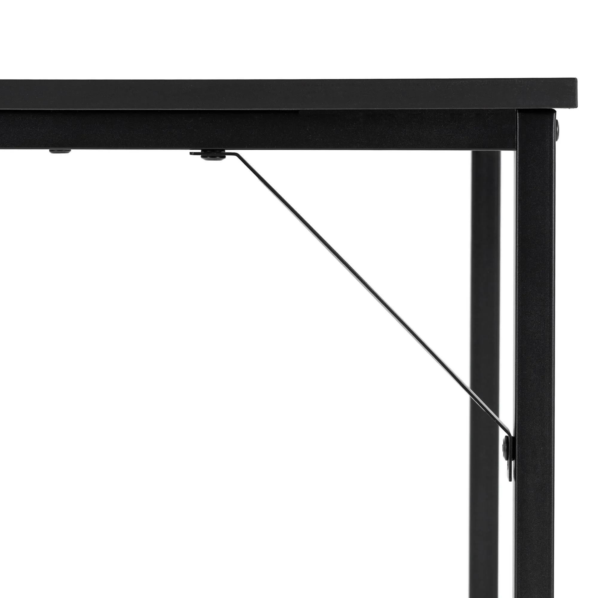 radni stol 100 x 50 x 76 cm, crni - slika 11