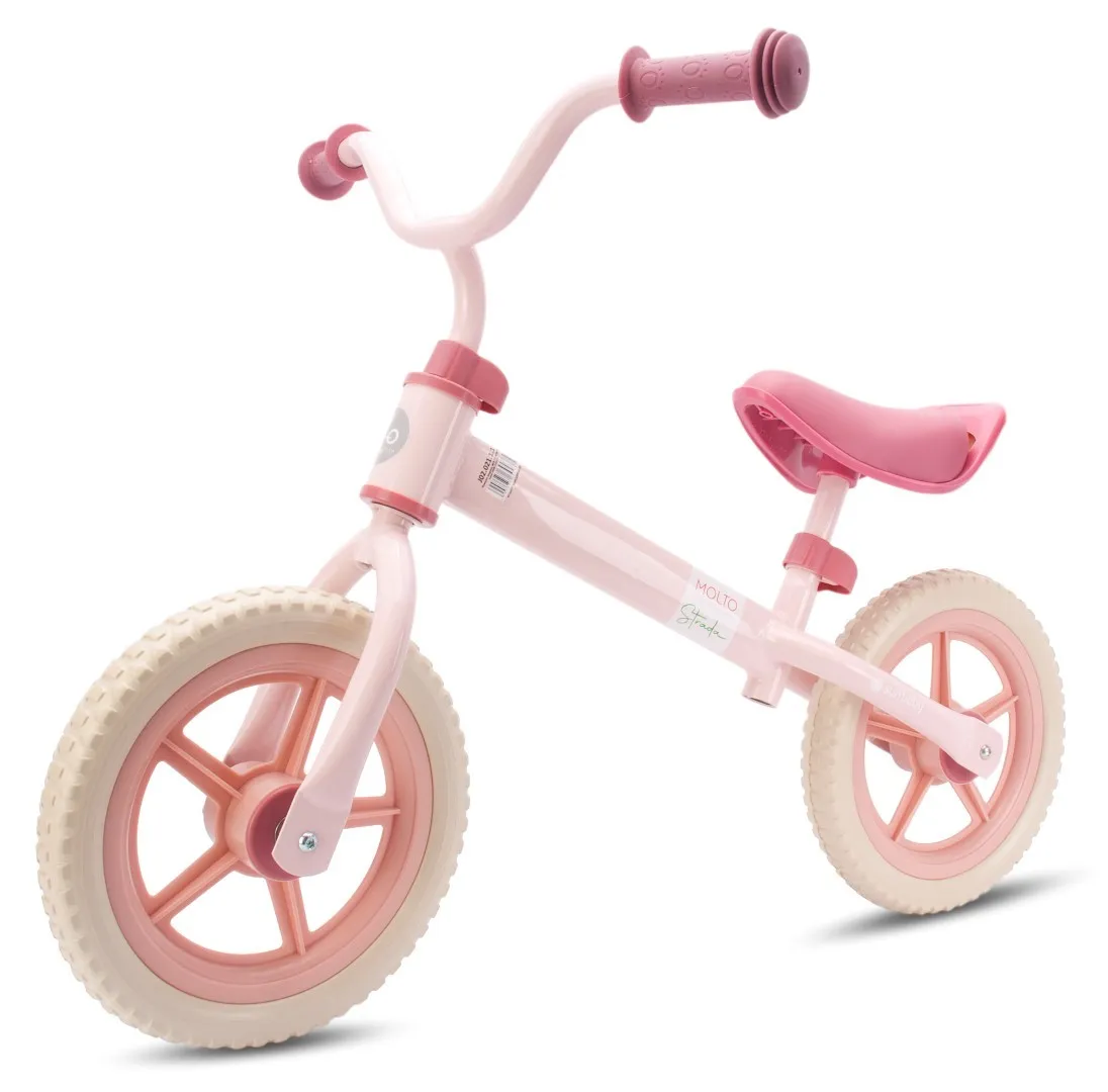 dječji bicikl bez pedala strada baby rozi 12" - slika 3