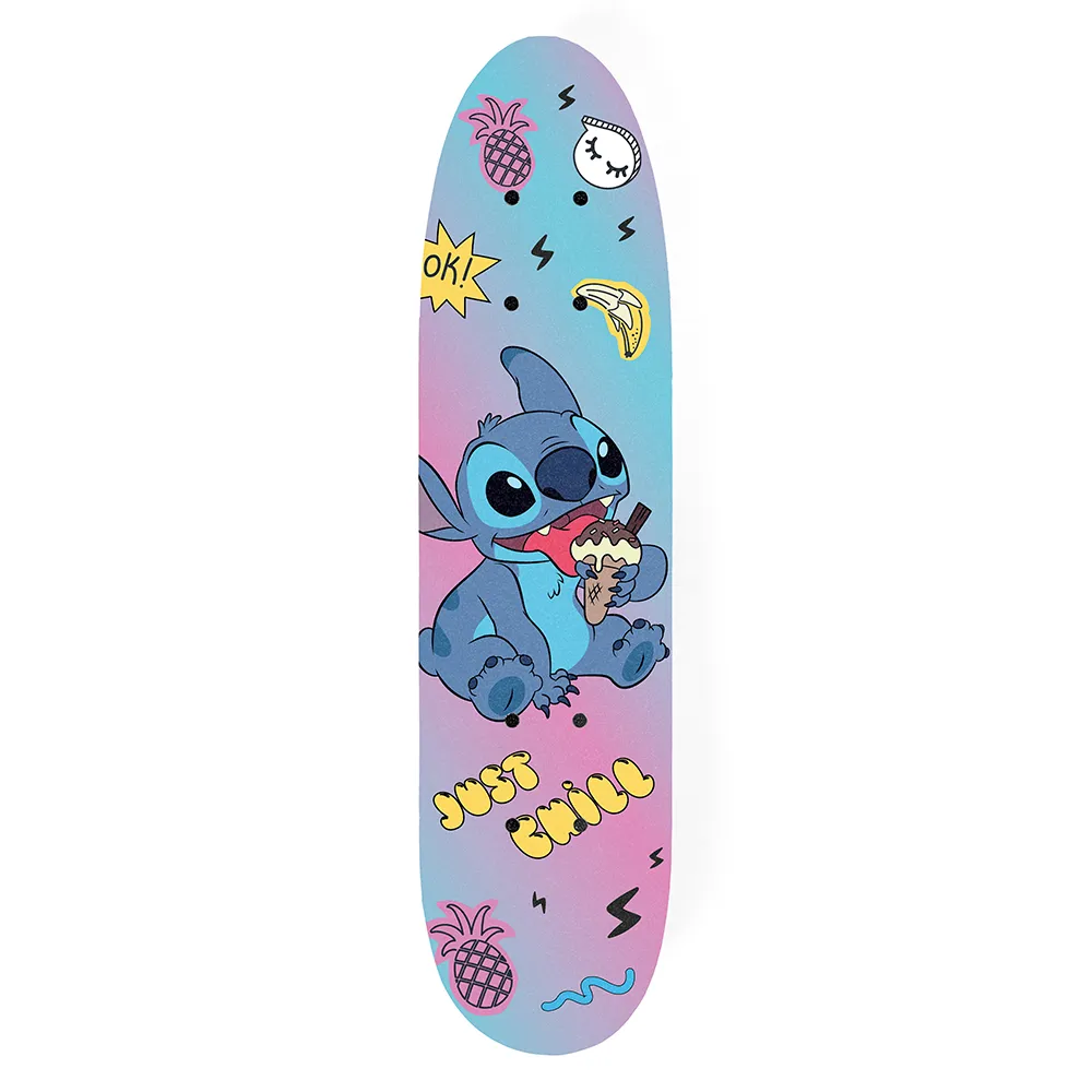dječji drveni skateboard stitch - slika 4
