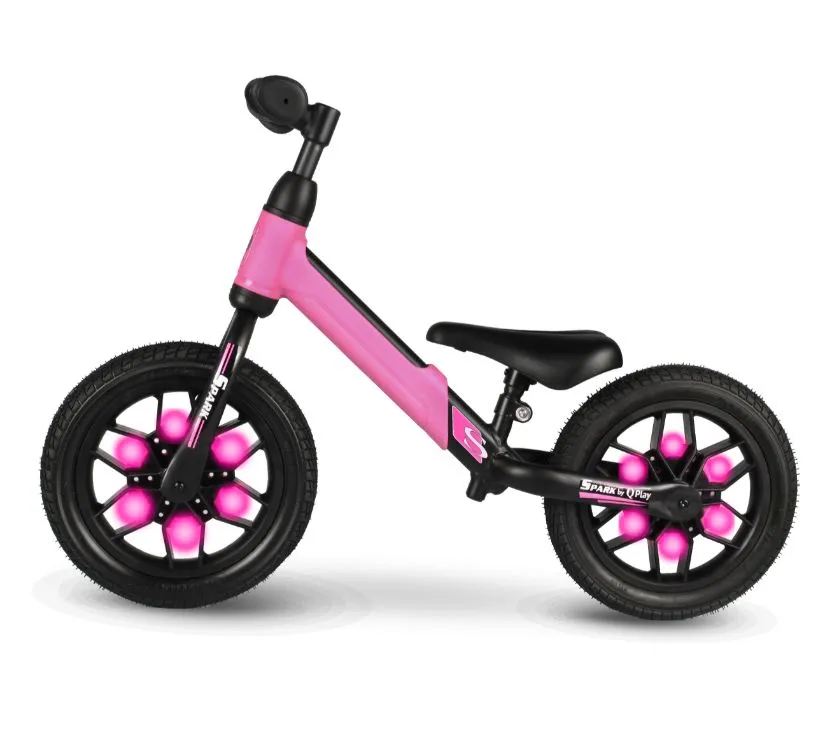 qplay bicikl spark pink balance - slika 3
