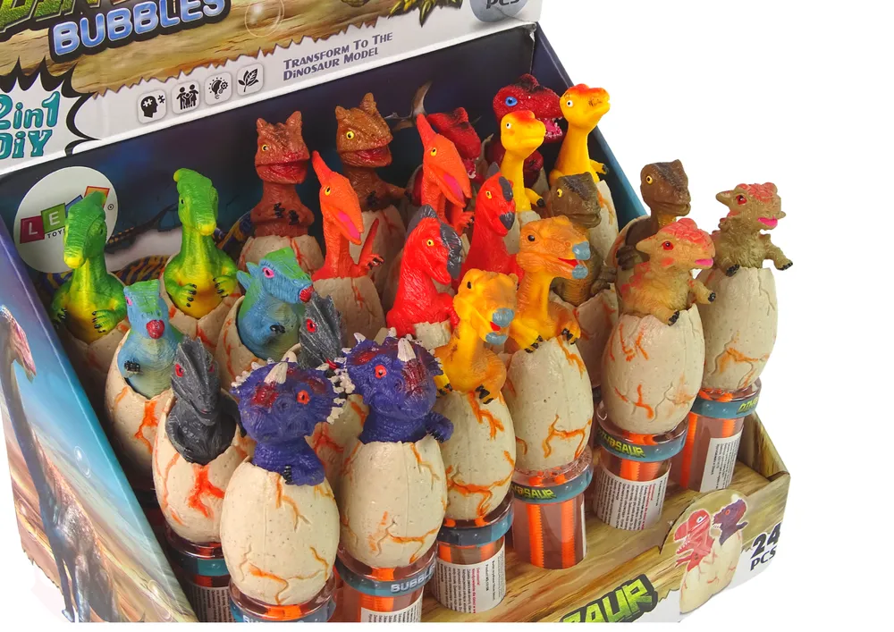 igračka na mjehuriće 18cm dinosaur u jajetu - slika 3