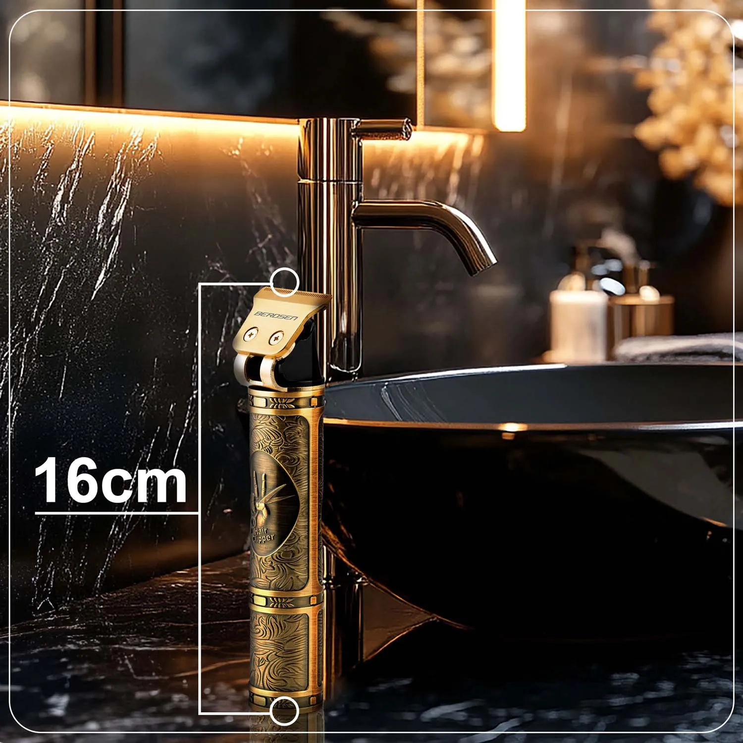 berdsen bd-261 gold barber mašinica za šišanje kose - slika 7