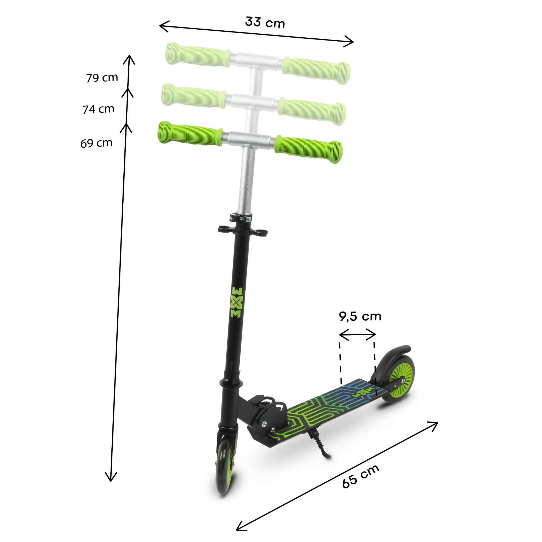kidwell wxm sklopivi romobil za djecu, skipo zone - slika 10