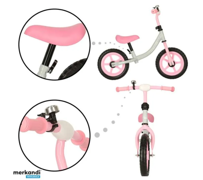trike fix bicikl bez pedala rozi - slika 3