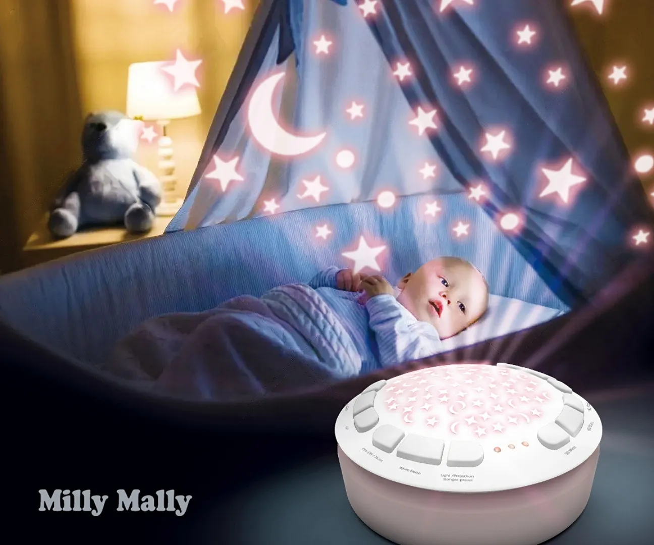milly mally plišani projektor medo - slika 6