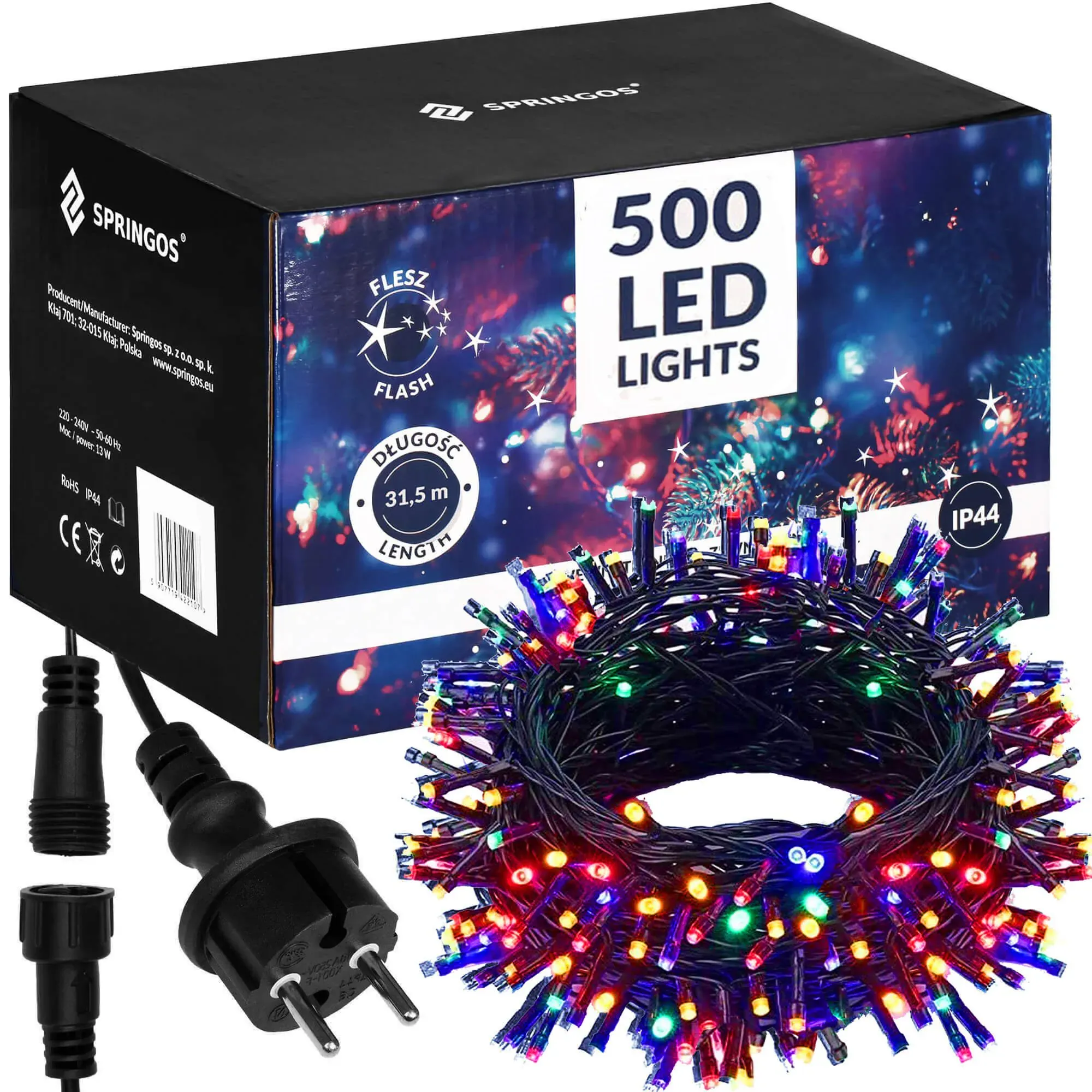božićne lampice flash s 500 led dioda - slika 2