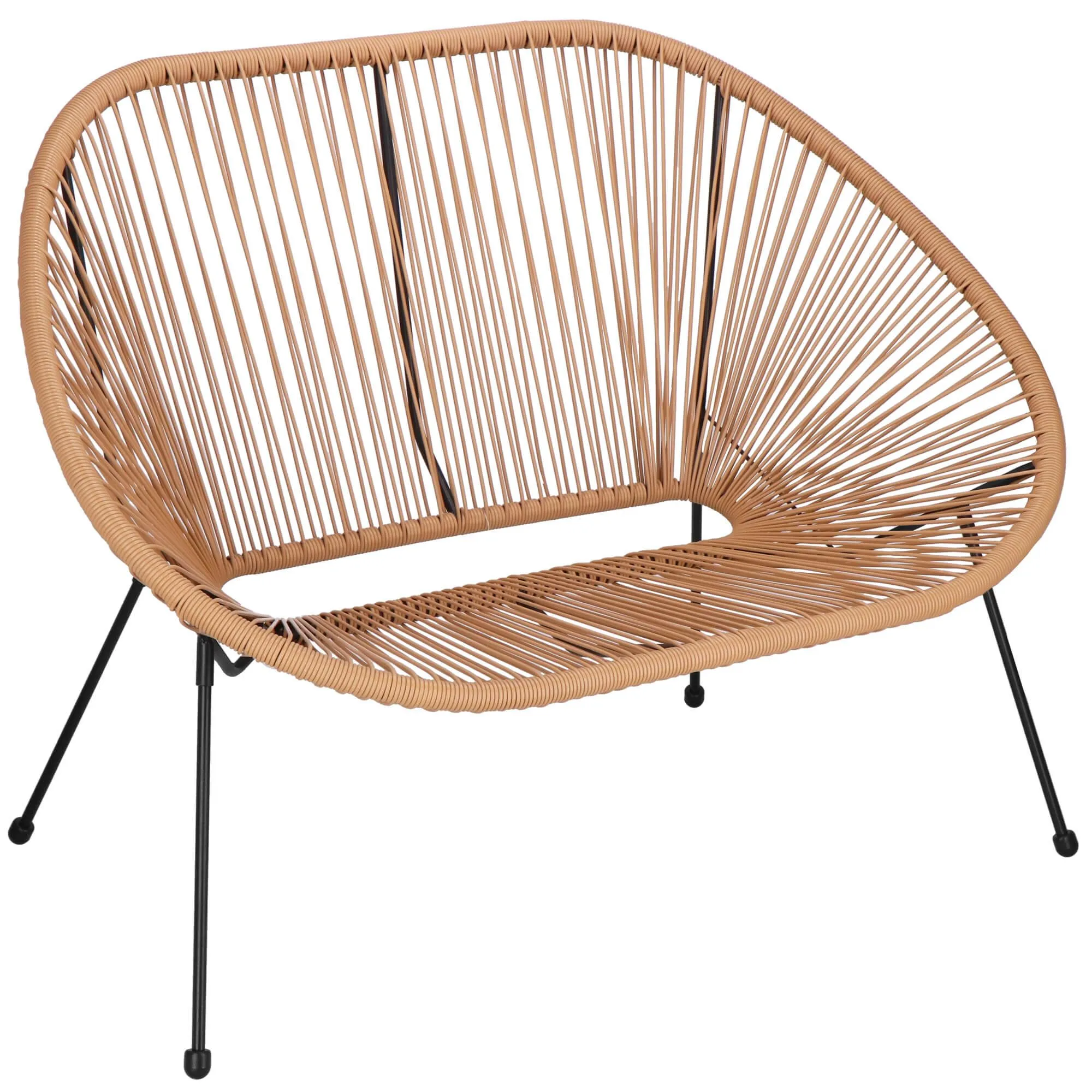 vrtna sofa, smeđa 114 x 82 x 87 cm - slika 10