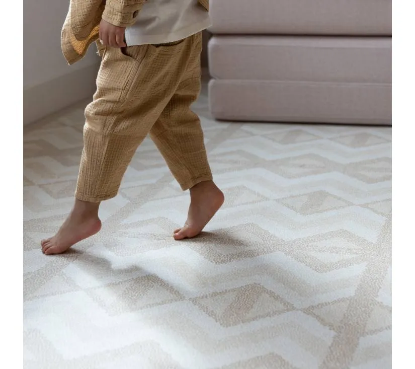 eeveve pjenasta puzzle podloga za igru kilim - pijesak 180 x 120 cm - slika 5