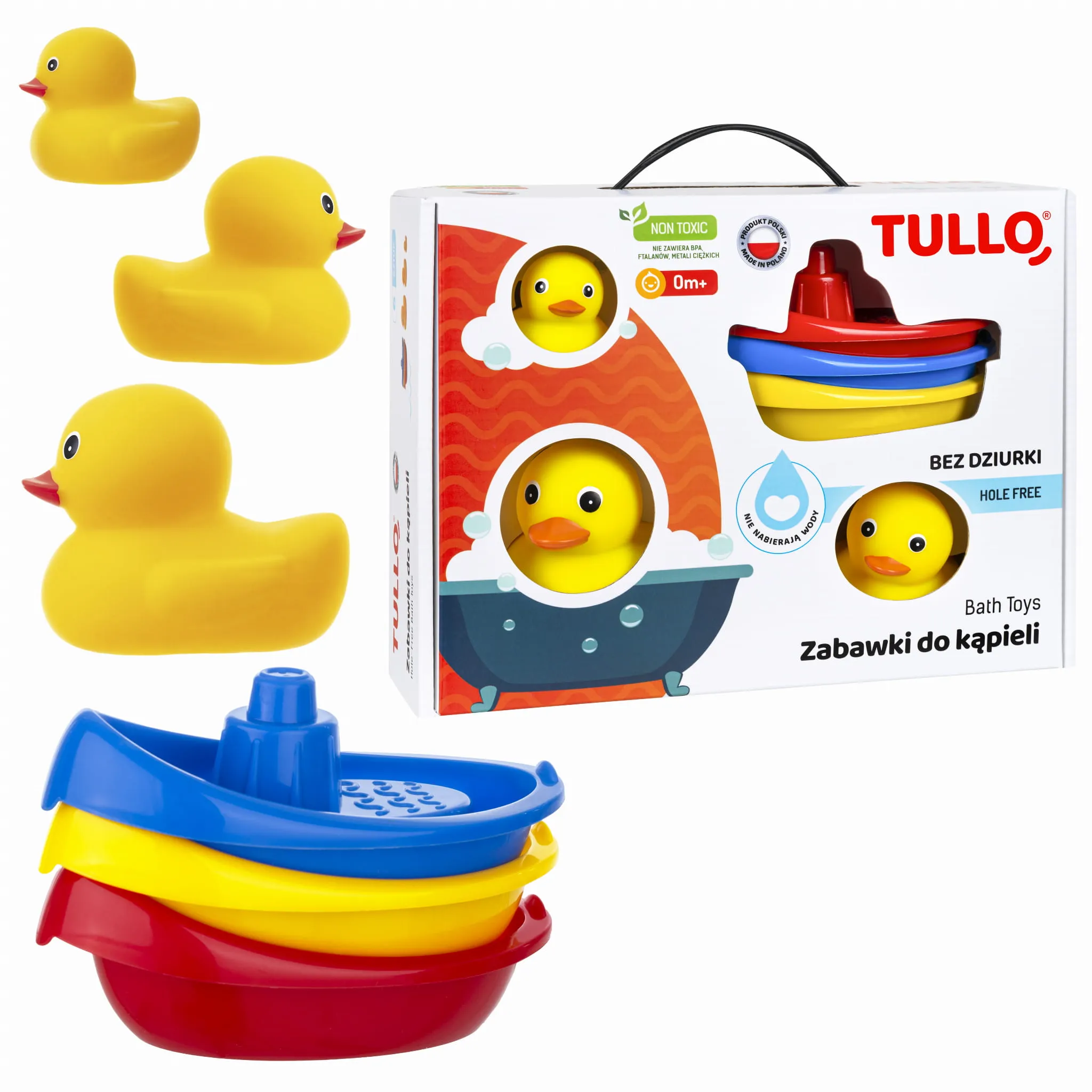 tullo set patkica za kupanje bez rupa s čamcima 6kom. - slika 13
