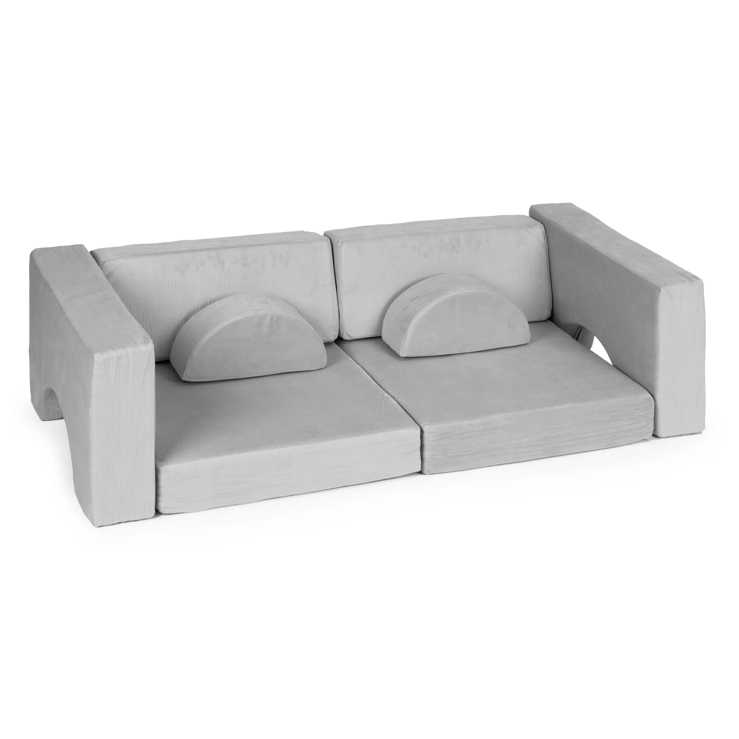 ecotoys diy modularna sofa sa 8 jastuka - siva - slika 7
