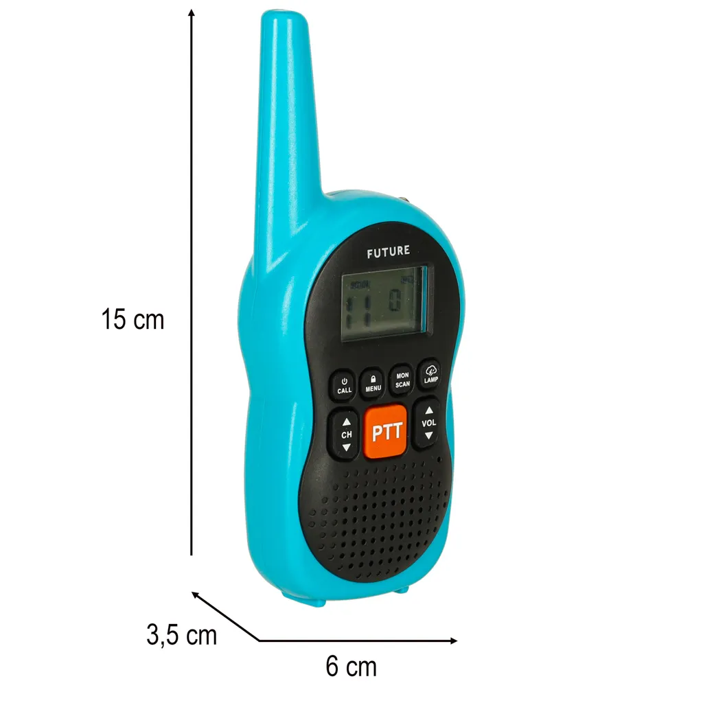 walkie talkie za djecu dometa 3 km set od 2 kom. - slika 10