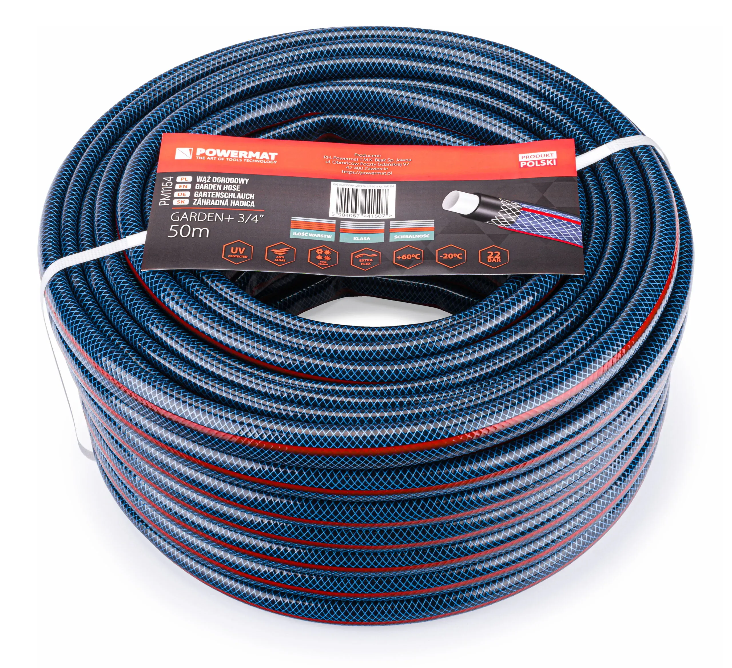 garden pro+ vrtno crijevo 3/4" 50 m - slika 1