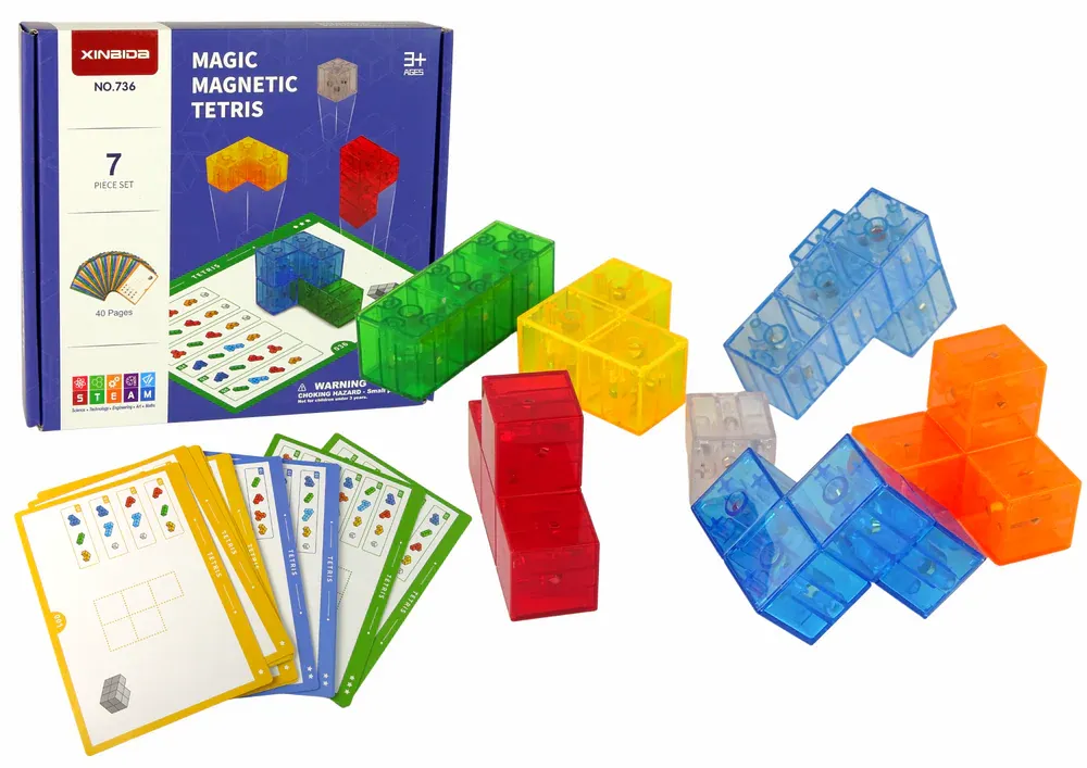 set kreativnih magnetskih oblika 7 elemenata - slika 2