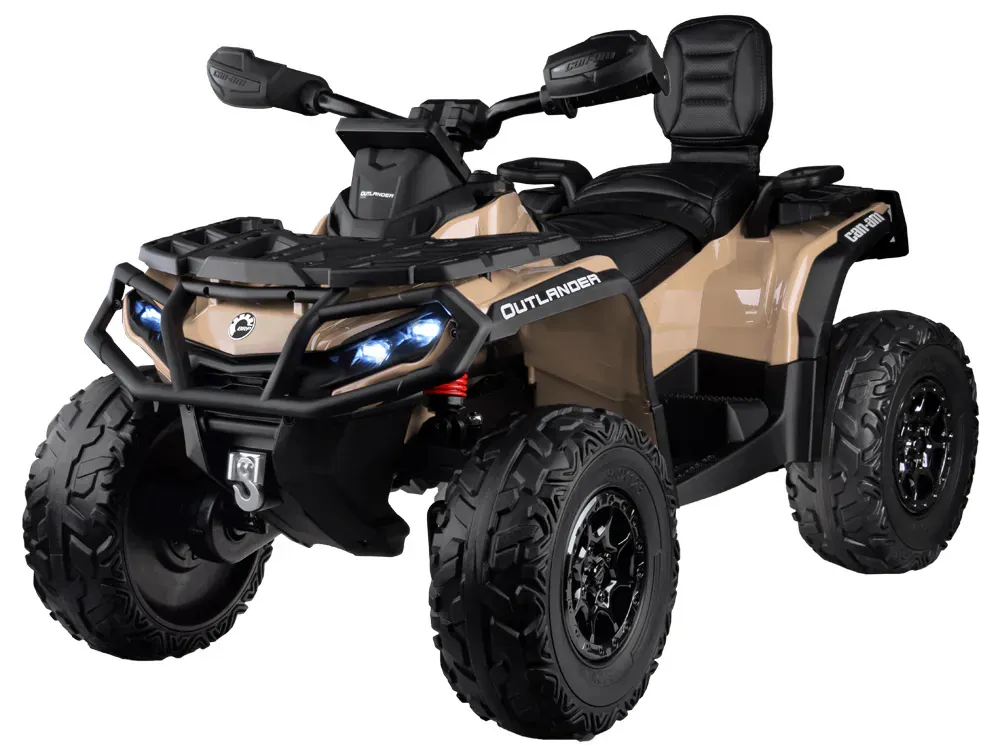 dječji quad na baterije za 2 osobe can-am outlander 4x4 led panel pa0326 - slika 2