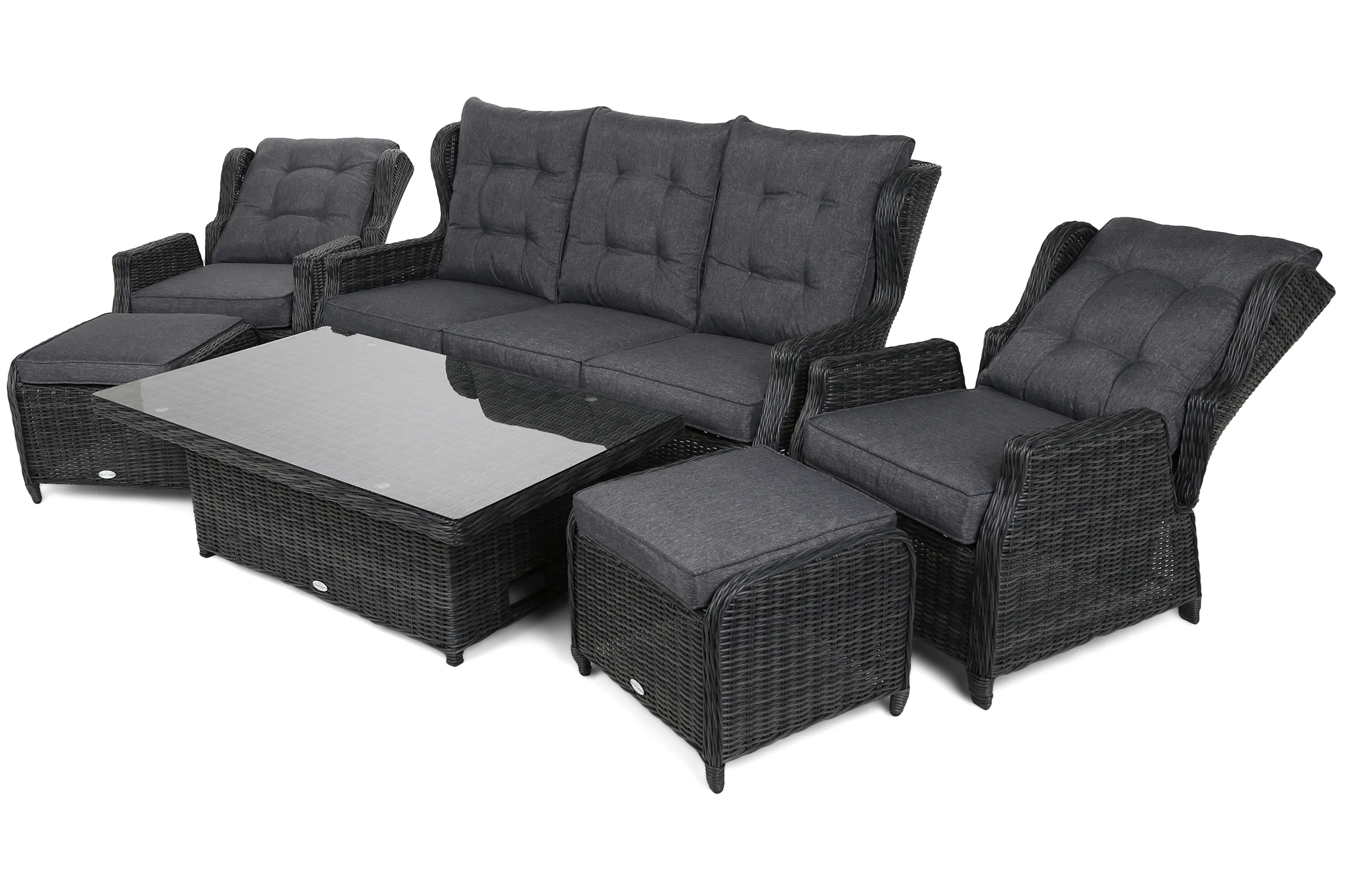 garnitura namještaja memphis grey / grey melange - slika 7