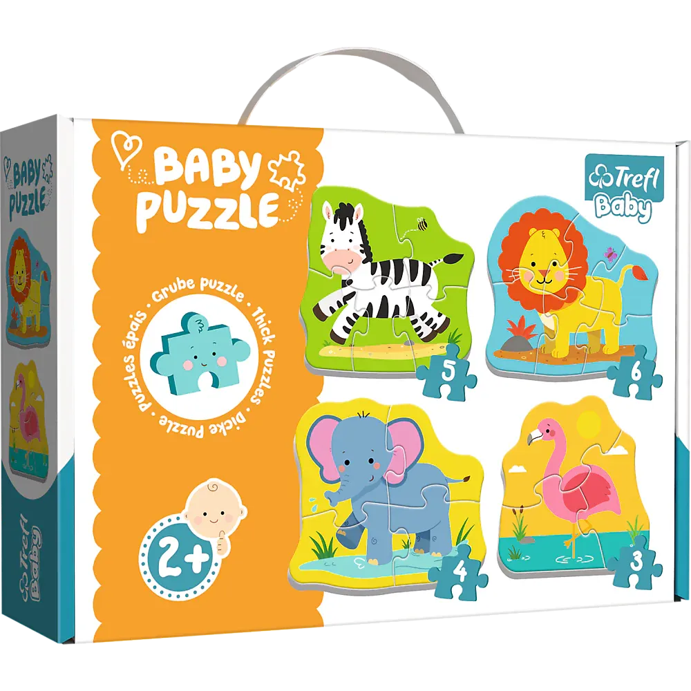 puzzle - baby classic - safari životinje / trefl - slika 2