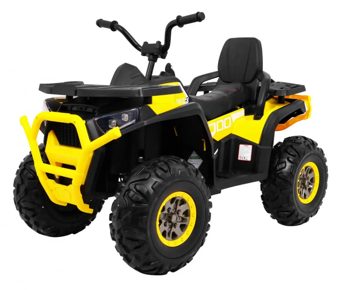 quad na akumulator atv pustinja žuti - slika 2