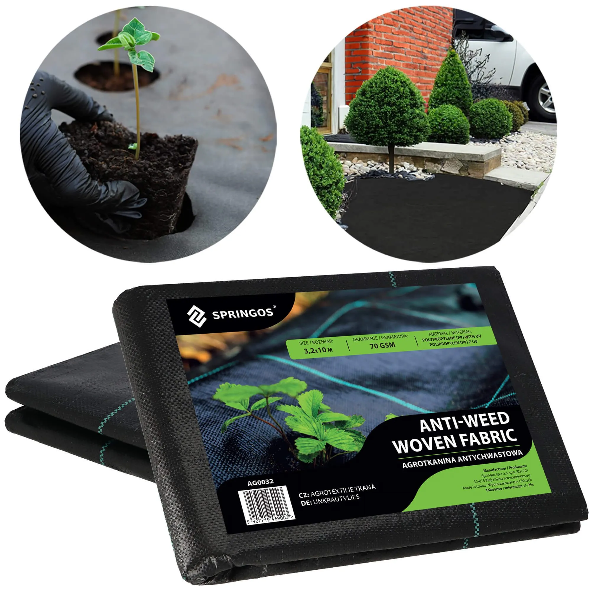 protukorovna agrotekstilna folija, 70 g/m², 3,2 × 10 m - slika 6