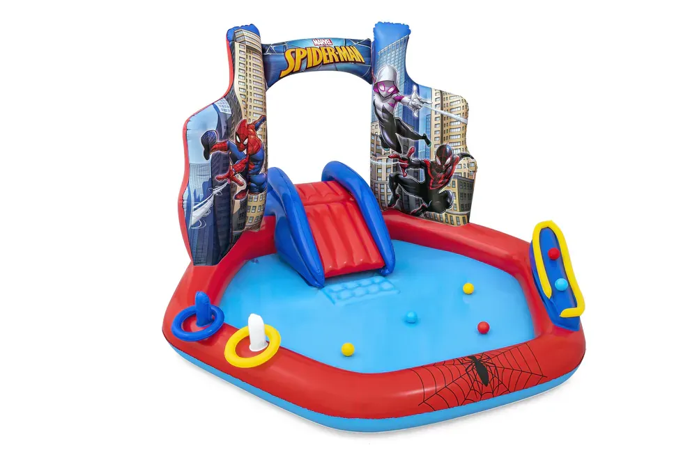 bestway igralište na napuhavanje 211 x 206 x 127cm spider-man - slika 3