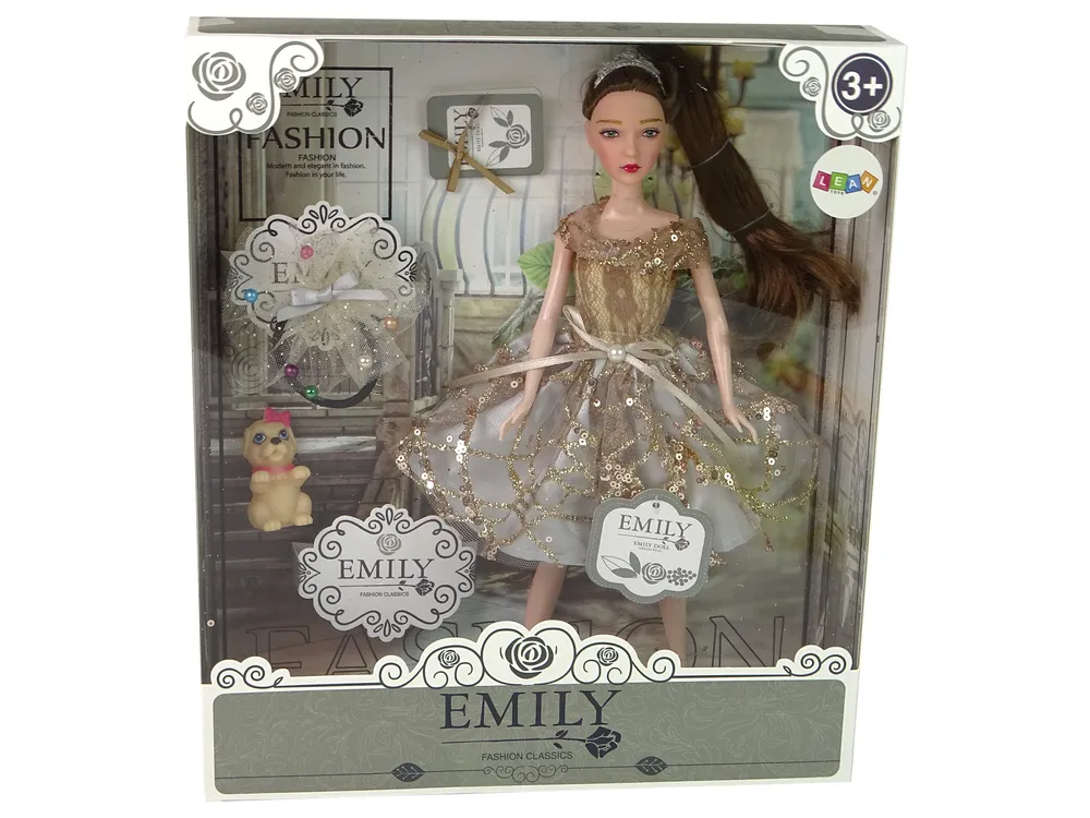 lutka emily - ukrasna gumica za kosu i pas - slika 6