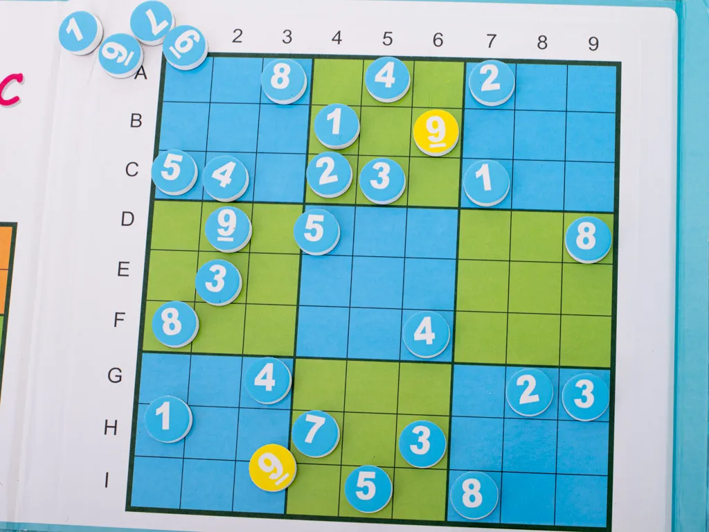 montessori magnetni sudoku 160 kom. - slika 5
