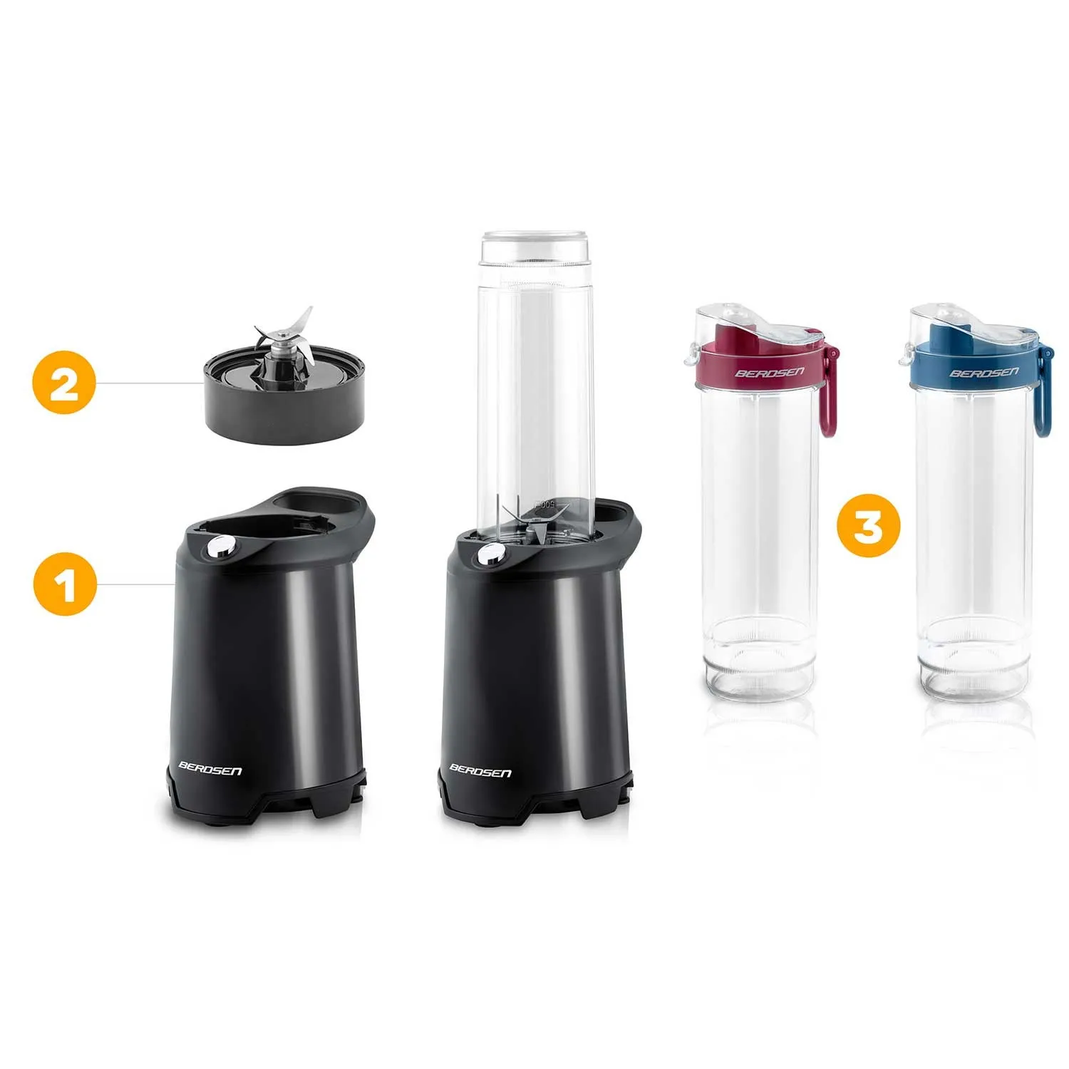 blender za smoothie 350w bd-752 berdsen crni - slika 5