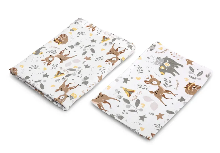 sensillo dvodijelni set posteljine 135x100cm i 40x60cm srna - slika 3