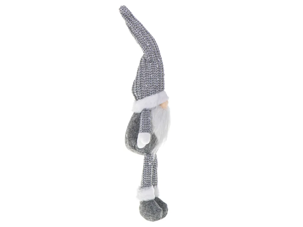 božićni gnom sivi 47cm - slika 5