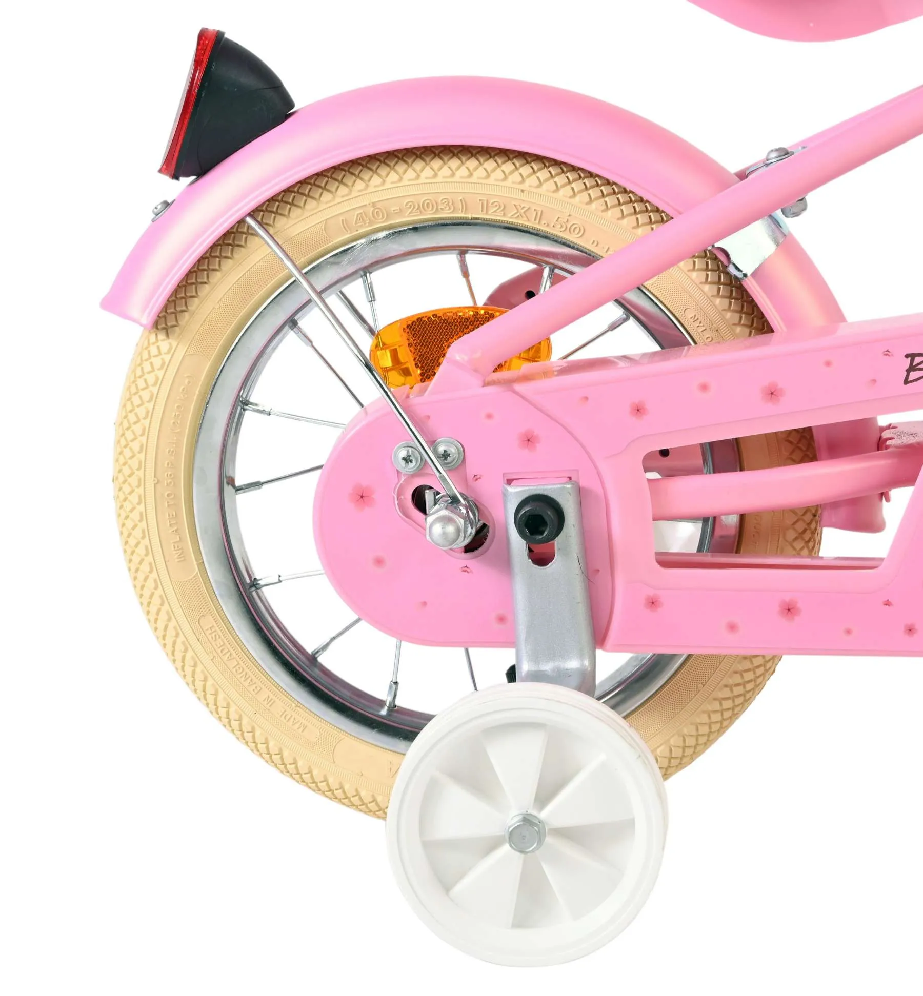 volavolare dječji bicikl blossom 12″ roze boje - slika 3