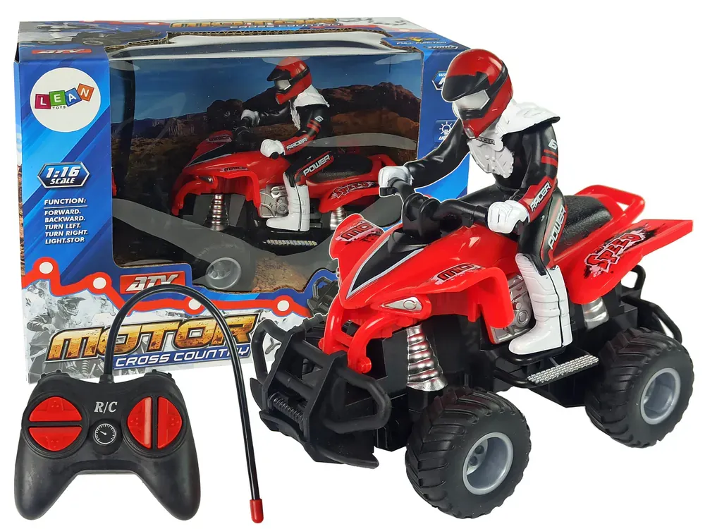 quad na daljinsko upravljanje 1:16 crveni - slika 2
