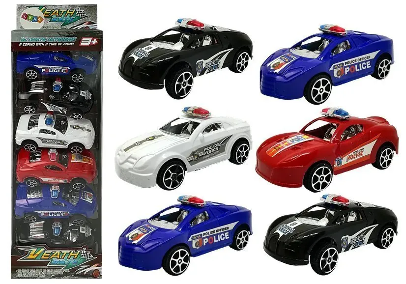 Set policijskih automobila - 6 kom - Pribislavec