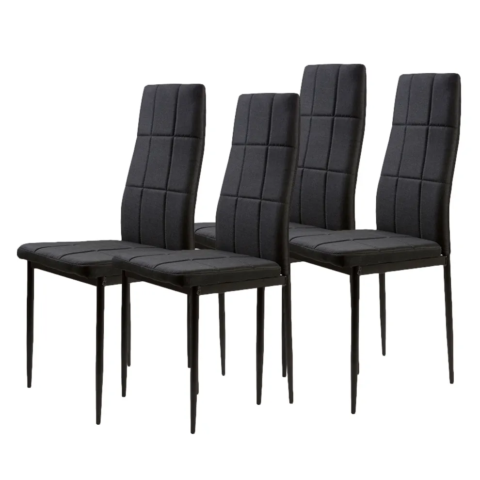 modernhome set stolica za blagovaonicu dc860-4 crni - slika 7