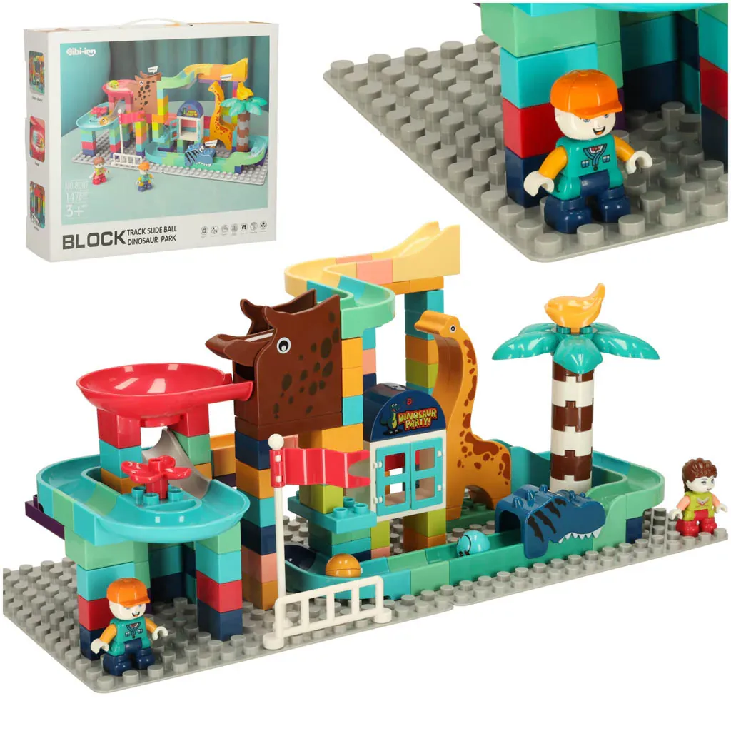 creative blocks dinosaur park staza s loptom 147 dijelova - slika 2