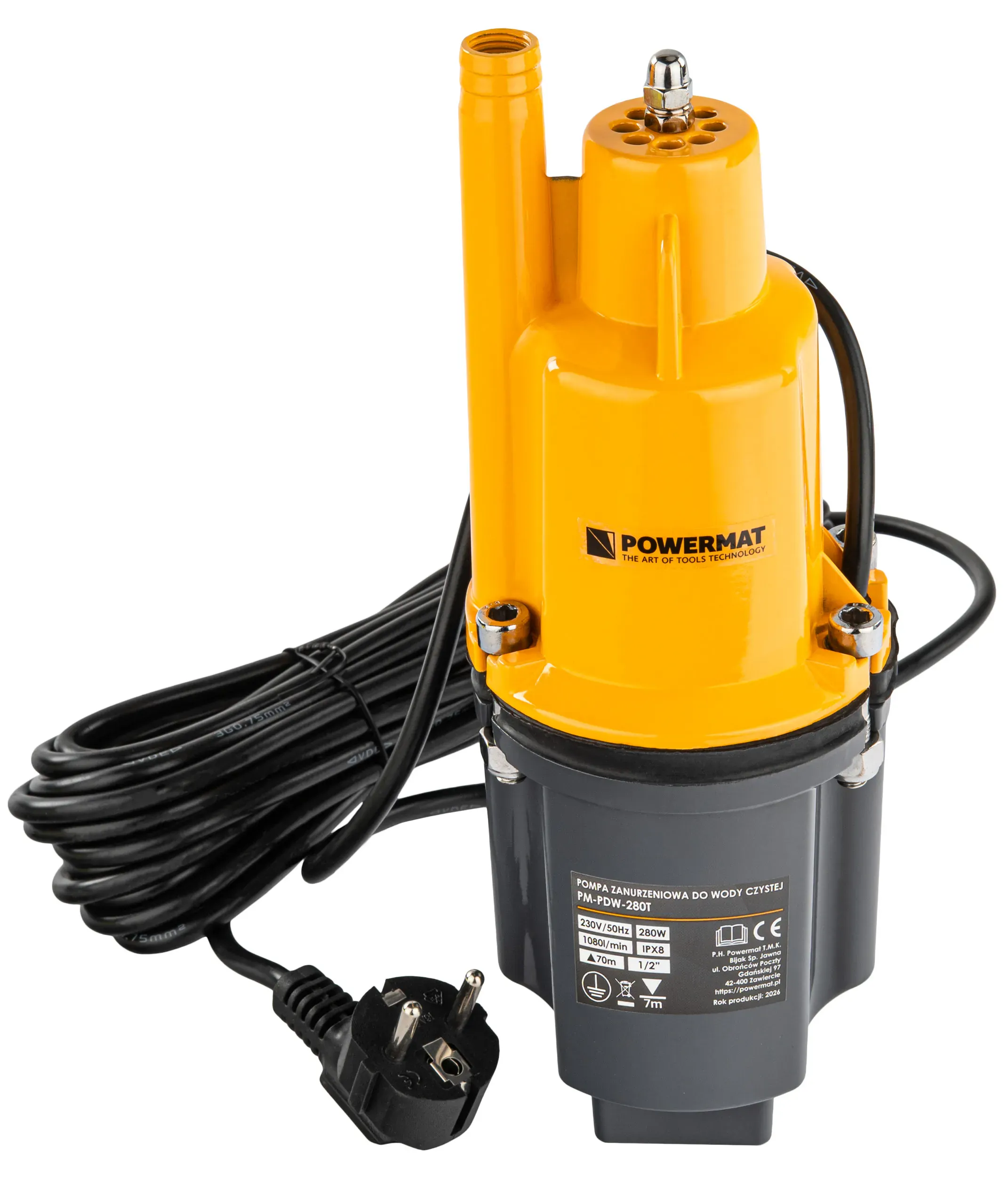 powermat membranska pumpa za vodu pm-pdw-280t - slika 2