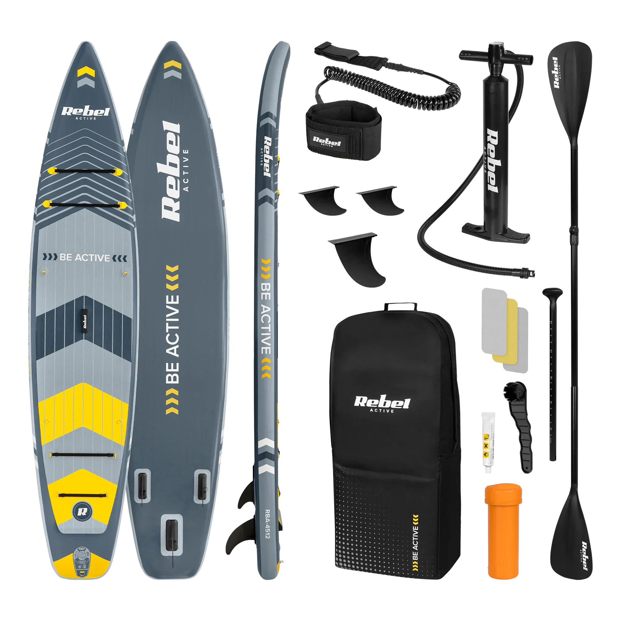 sup daska rebel active pro touring, 381x81x15, set - slika 2