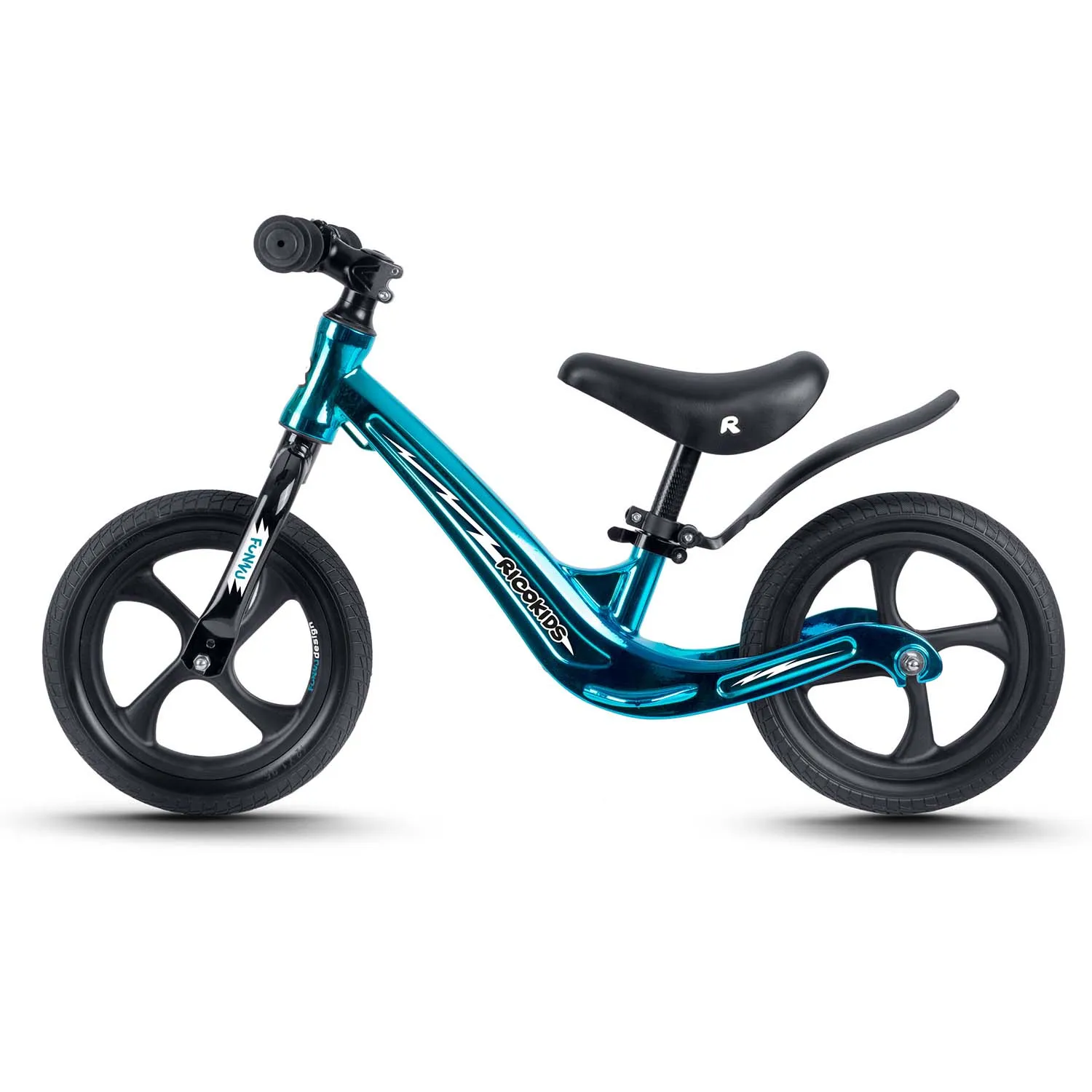 ricokids funnu dječji bicikl bez pedala, plavi - slika 3