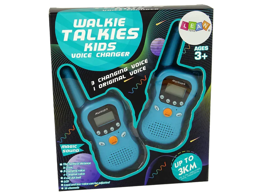 dječji walkie-talkie plavi - slika 5